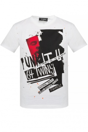 Printed t-shirt with rips, zdjęcie 1 Printed t-shirt with rips od Dsquared2